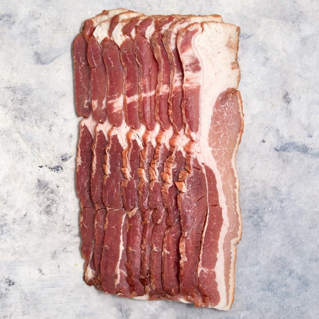 3803 WF Raw Applewood Bacon Steak Pork
