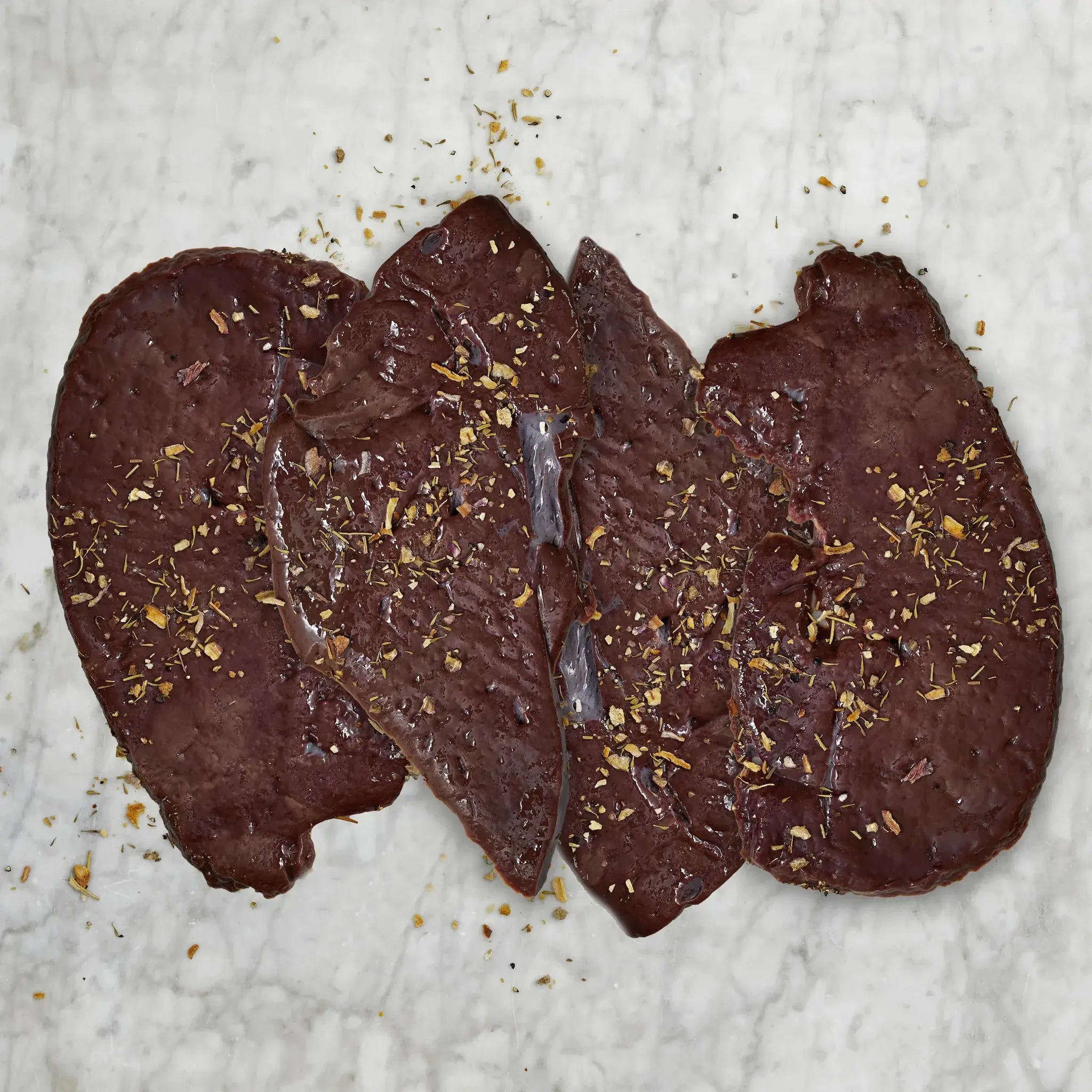 1621 RAW Grass Fed Beef Liver (Sliced)