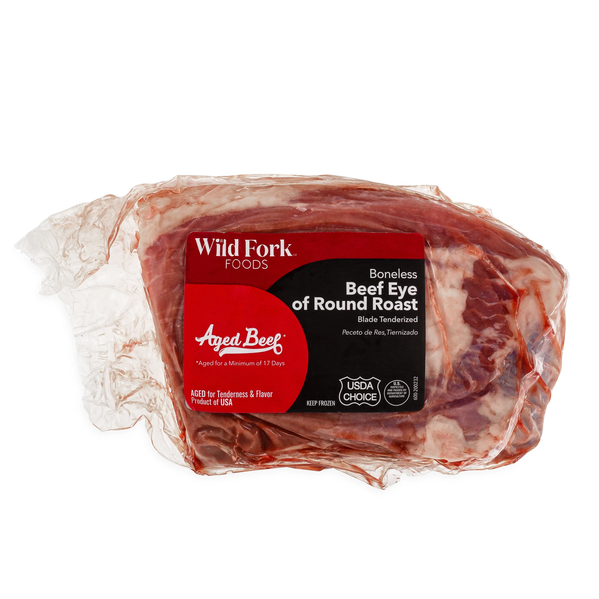 1199 WF PACKAGED Beef Eye of Round Roast Beef