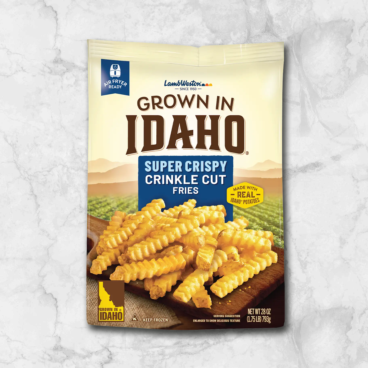 82428 WFMex Packaged PAPA CORTE ONDULADO GROWN IN IDAHO 793G Acompañamientos