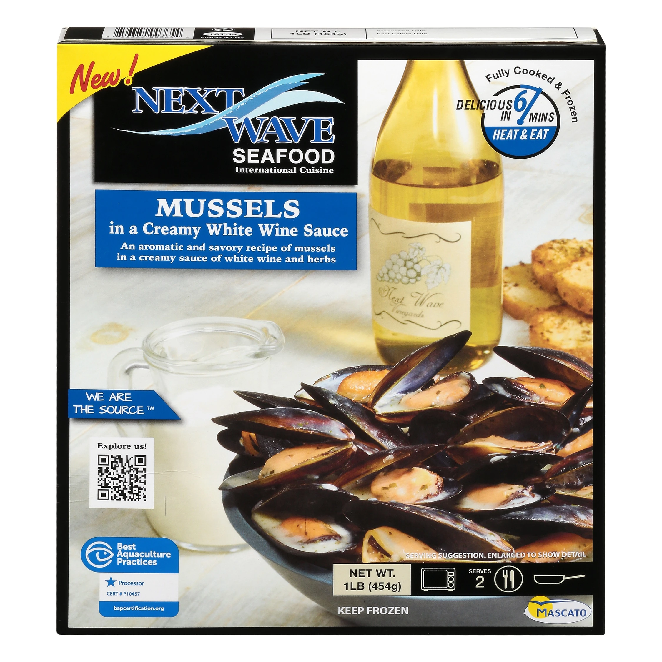 6354 - Mussels in Creamy White Wine Sauce - Picture 1