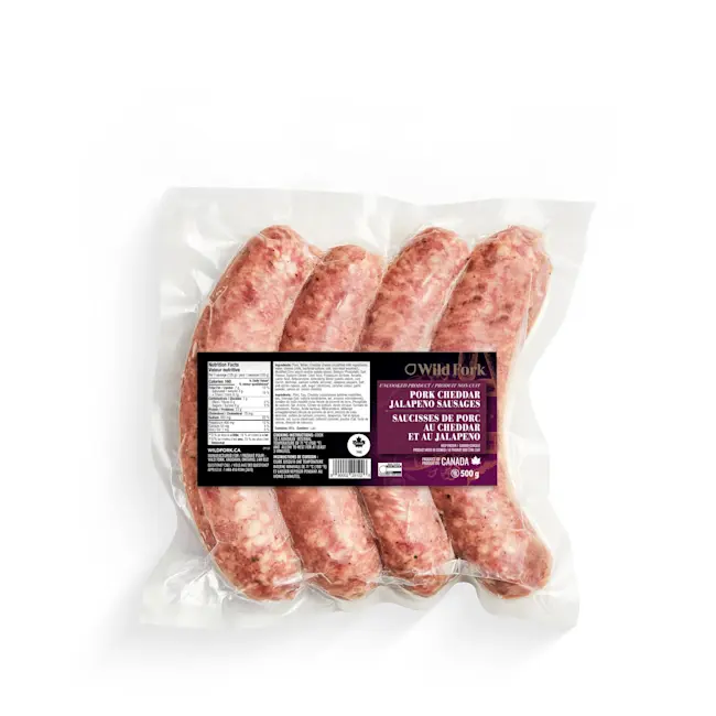 Pork Cheddar Jalapeno Sausages