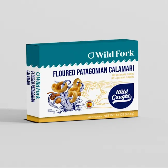 6247 PACKAGED Floured Patagonian Calamari