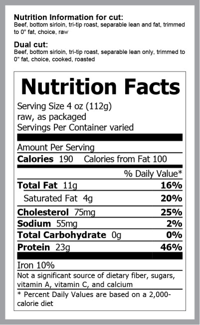 1608 WF NFT tri tip whole gf lbs vs bag