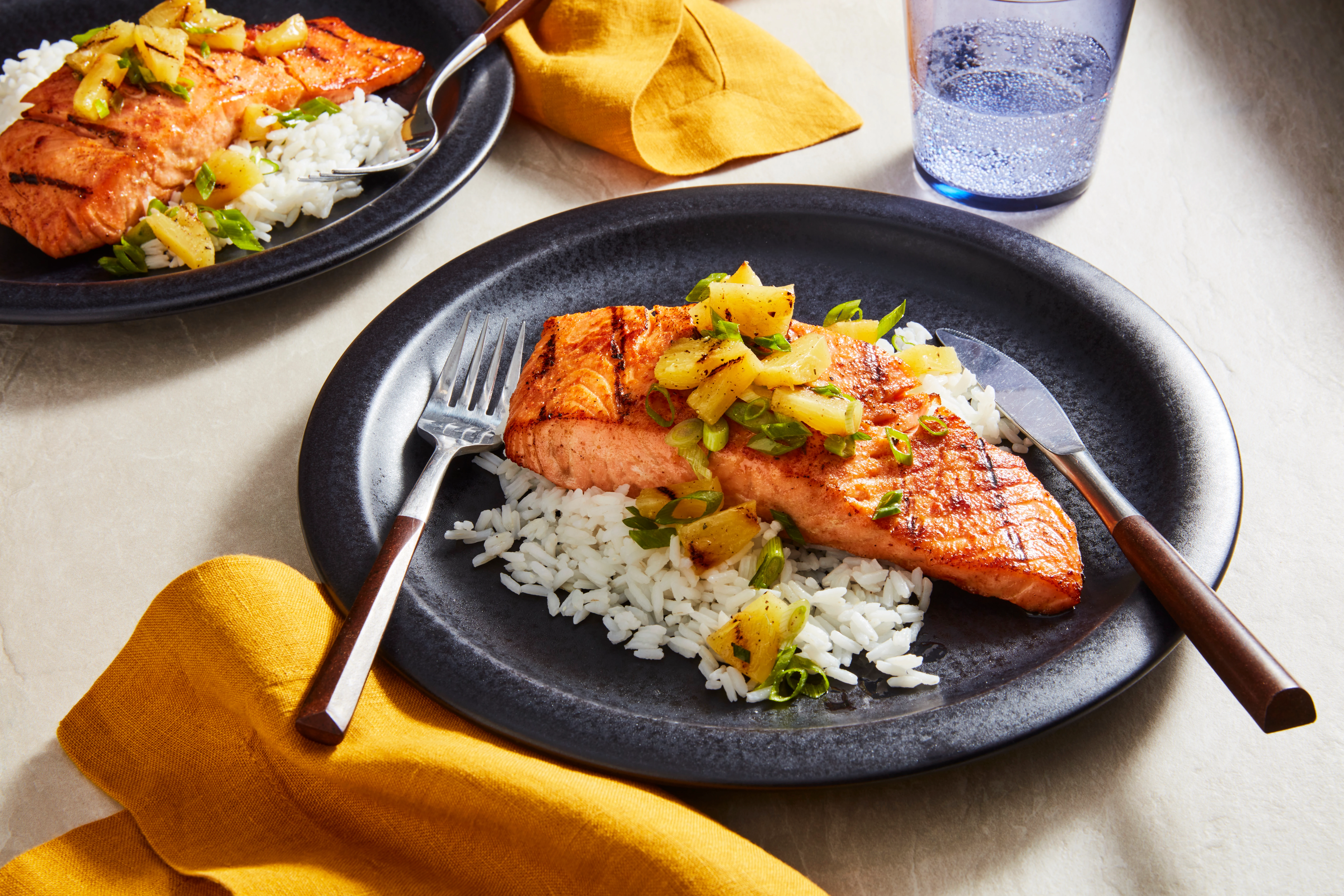 WFC 5208 Seafood Salmon Portions HawaiianBBQ LS