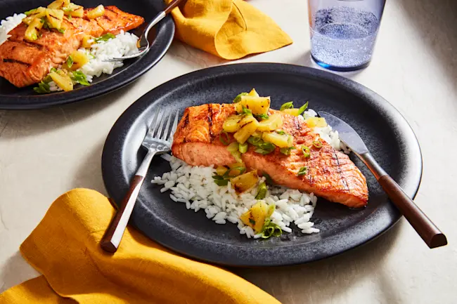 WFC 5208 Seafood Salmon Portions HawaiianBBQ LS