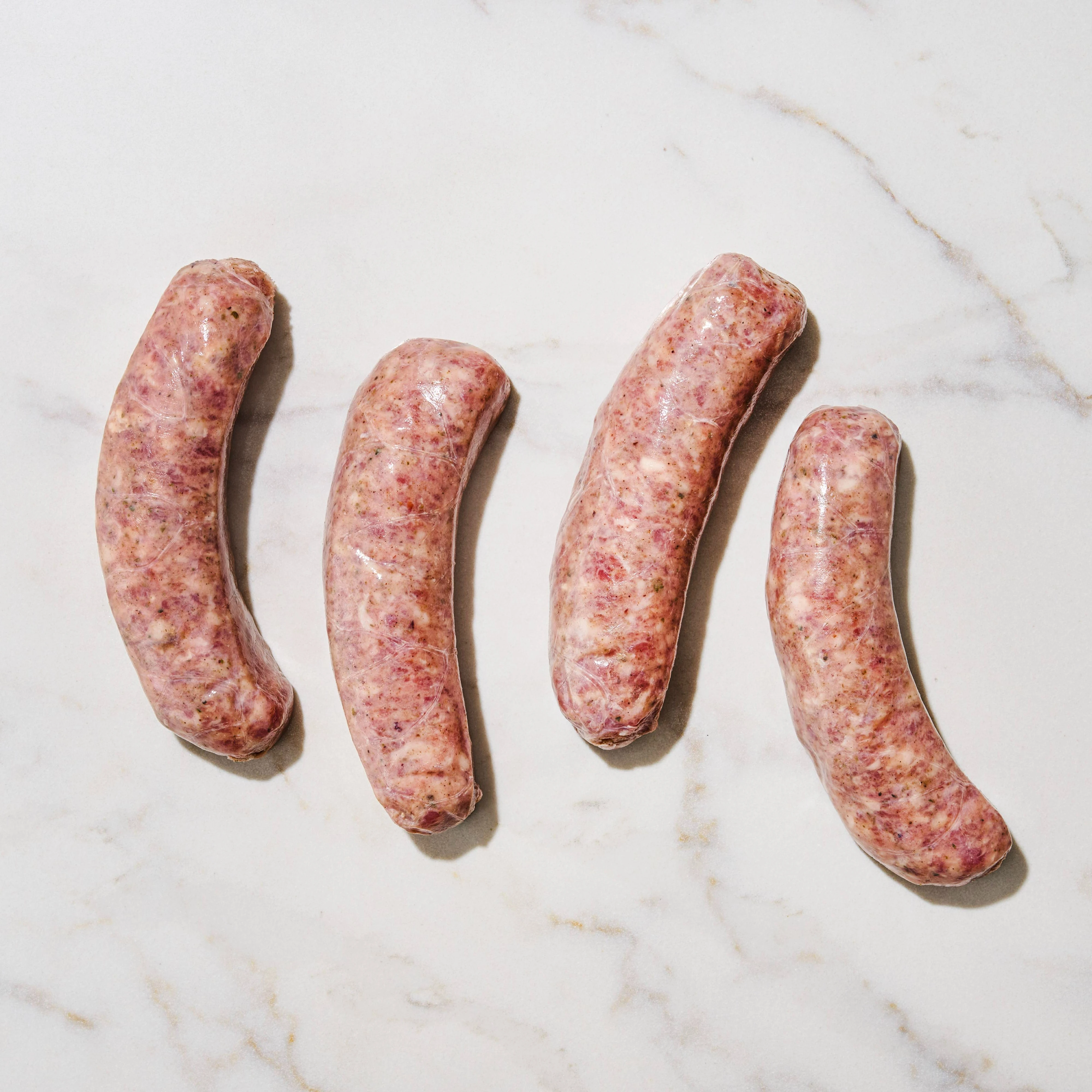 3838 raw Pork Beer Bratwurst Links