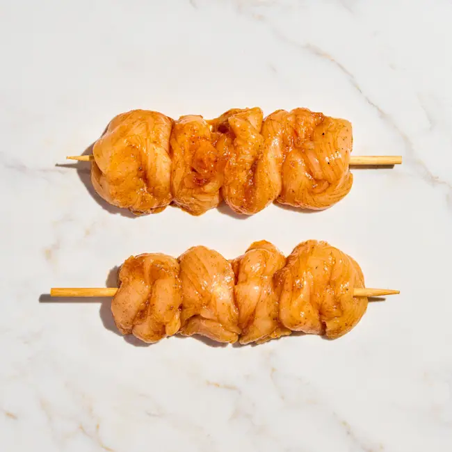 4450 RAW Chicken Cajun Kebab