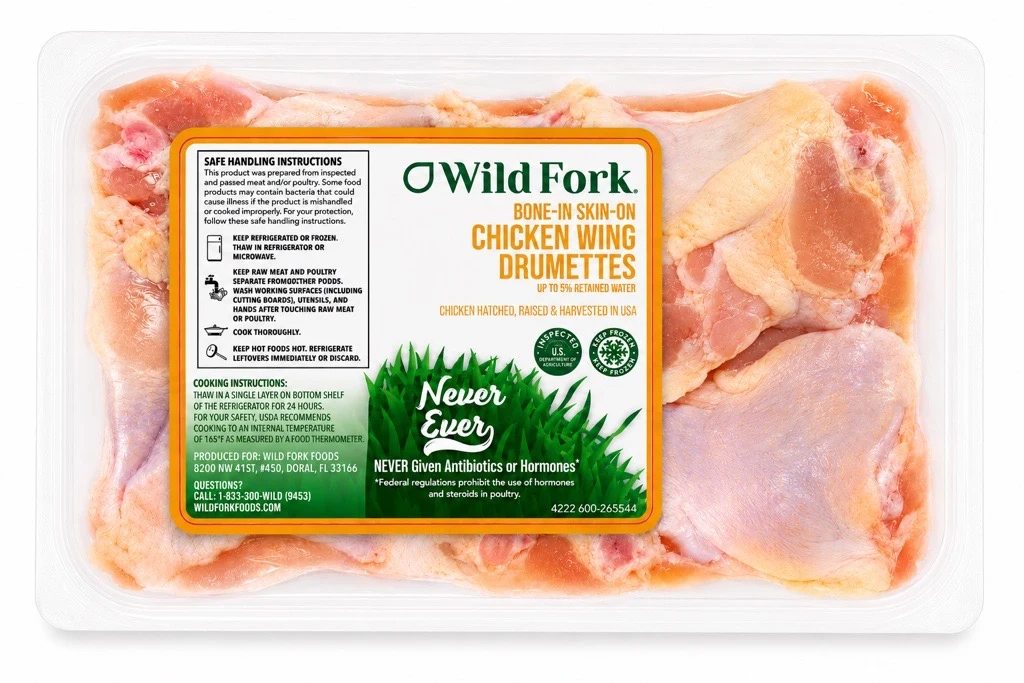 4222 COOKED Abf Chicken Drumettes - WFC_7060_Chicken_WingDrums_Lifestyle