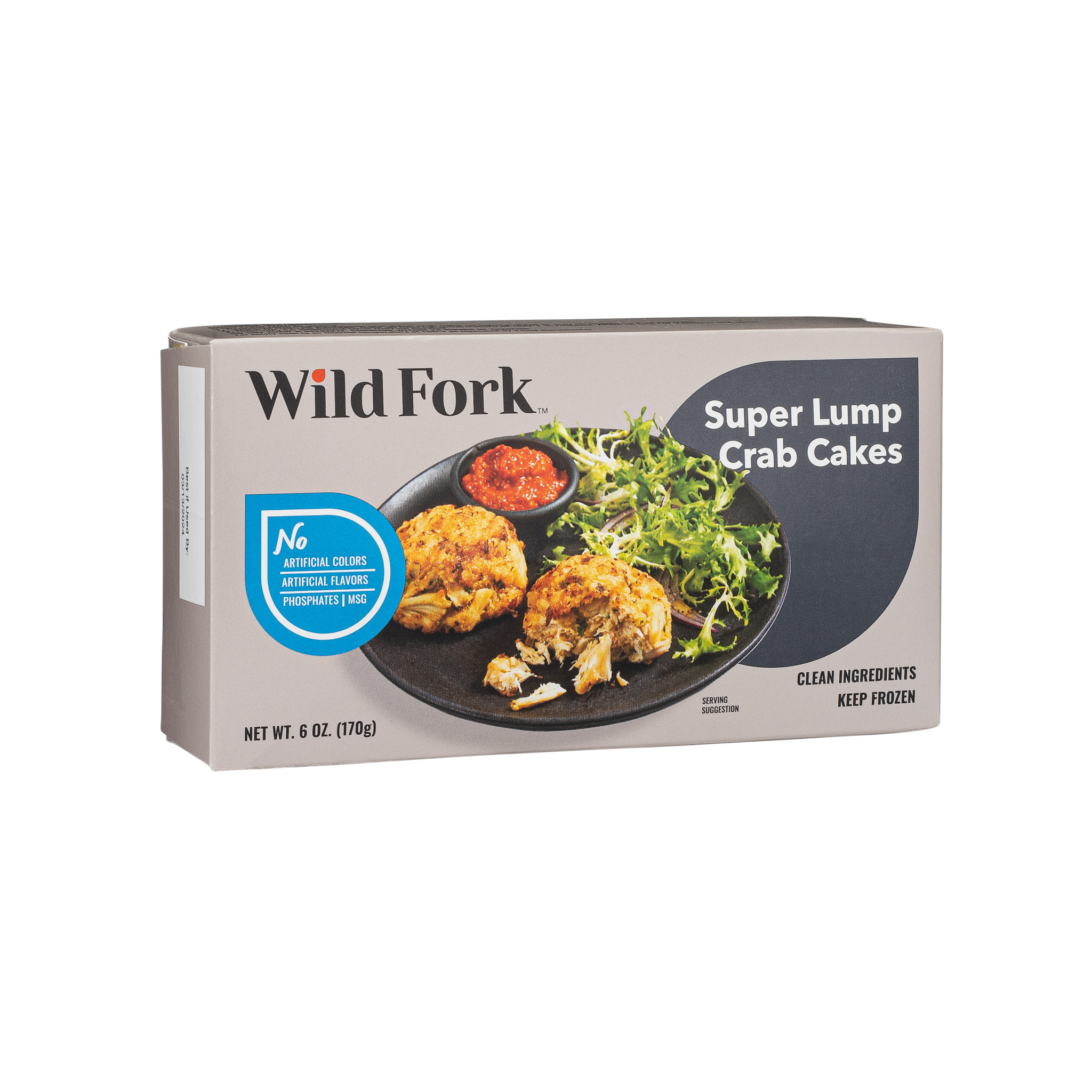 6188 WF PACKAGED SUPER LUMP CRAB CAKES SEAFOOD