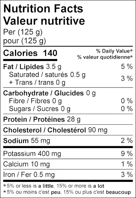 WFC 7006 7077 Chicken Breast Cutlet NFT
