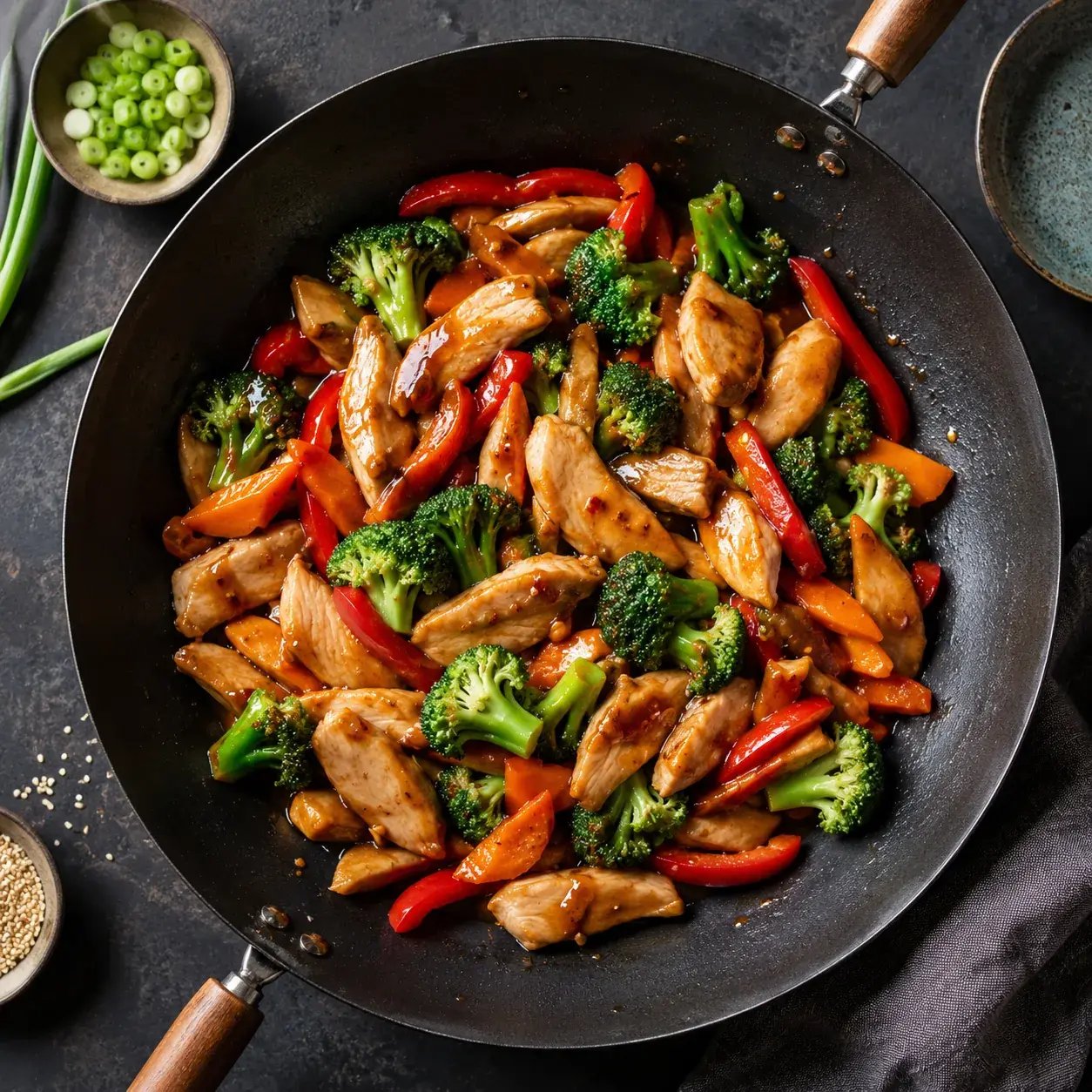 Chicken Breast Stir-Fry with Vegetables