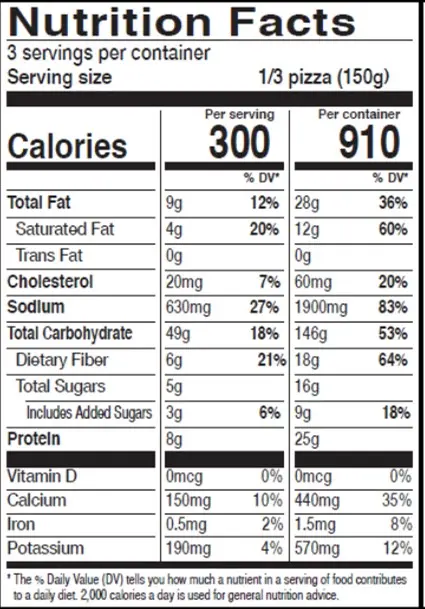 8150 NFT Margherita Gluten Free Pizza - Oggi