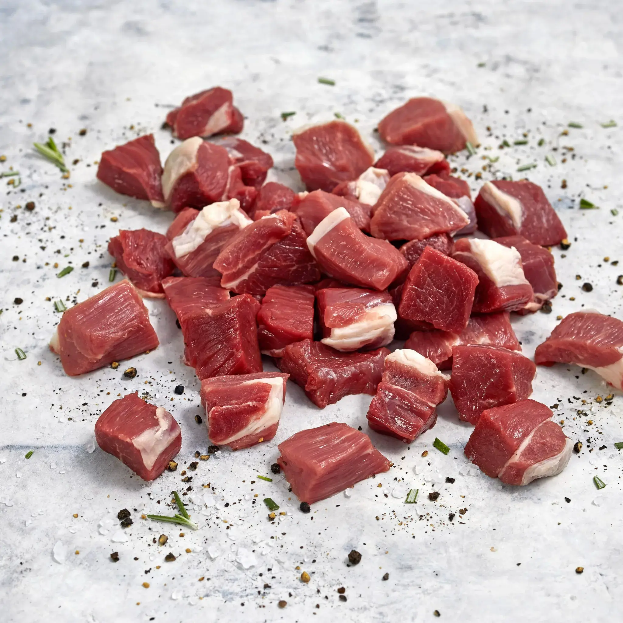 5110 WF Raw Grass Fed Boneless Lamb Stew Meat Specialty Meats