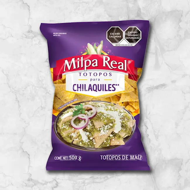 82172 WFMEx Paclaged TOTOPOS CHILAQUILES BIMBO 500g Secos