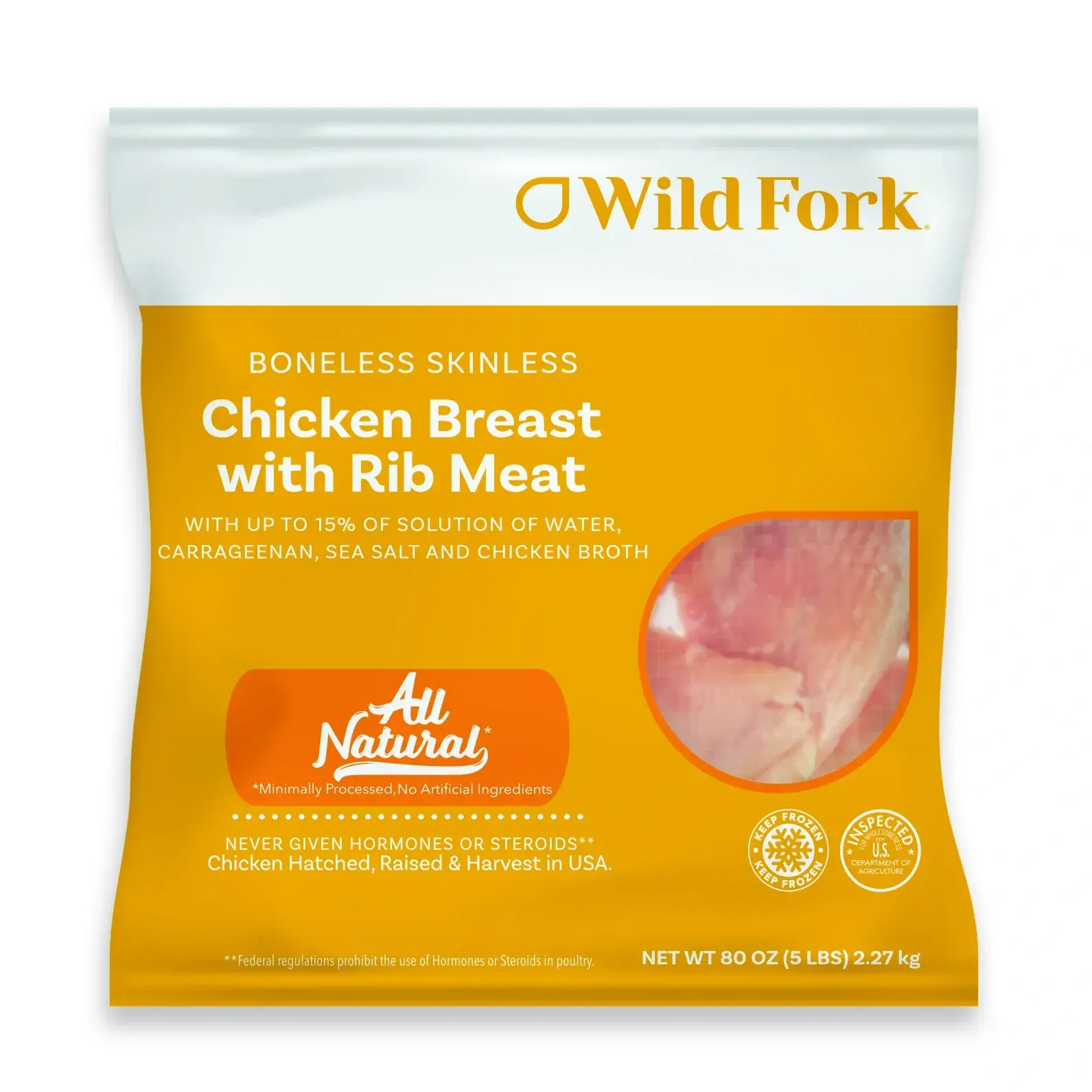 4201 Chicken BLSL Breast All Nat. 5 lbs IQF.