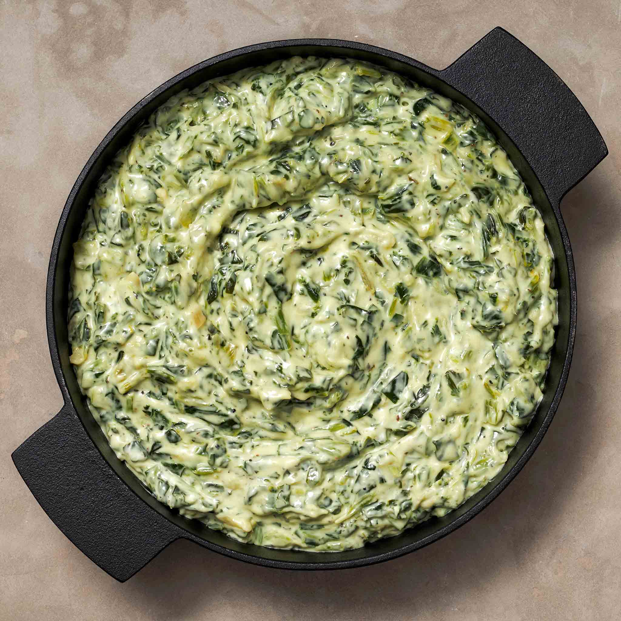 8054 WF Raw Creamed Spinach - Family Size Ready Meals
