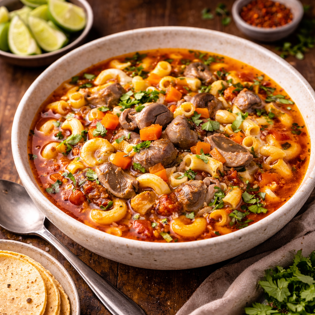 Sopa con Menudencias