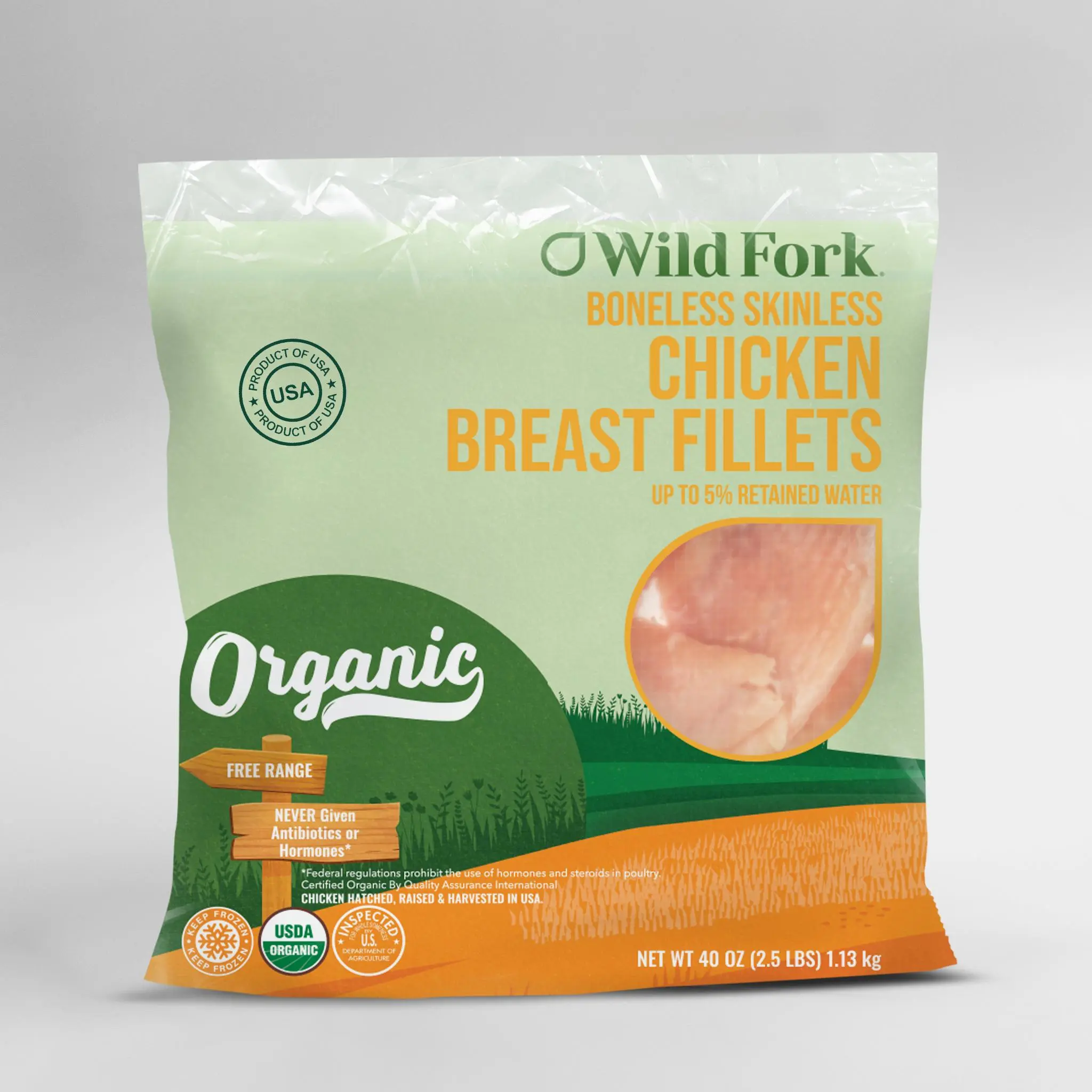 4301 WF PACKAGED Organic Chicken Breast Poultry