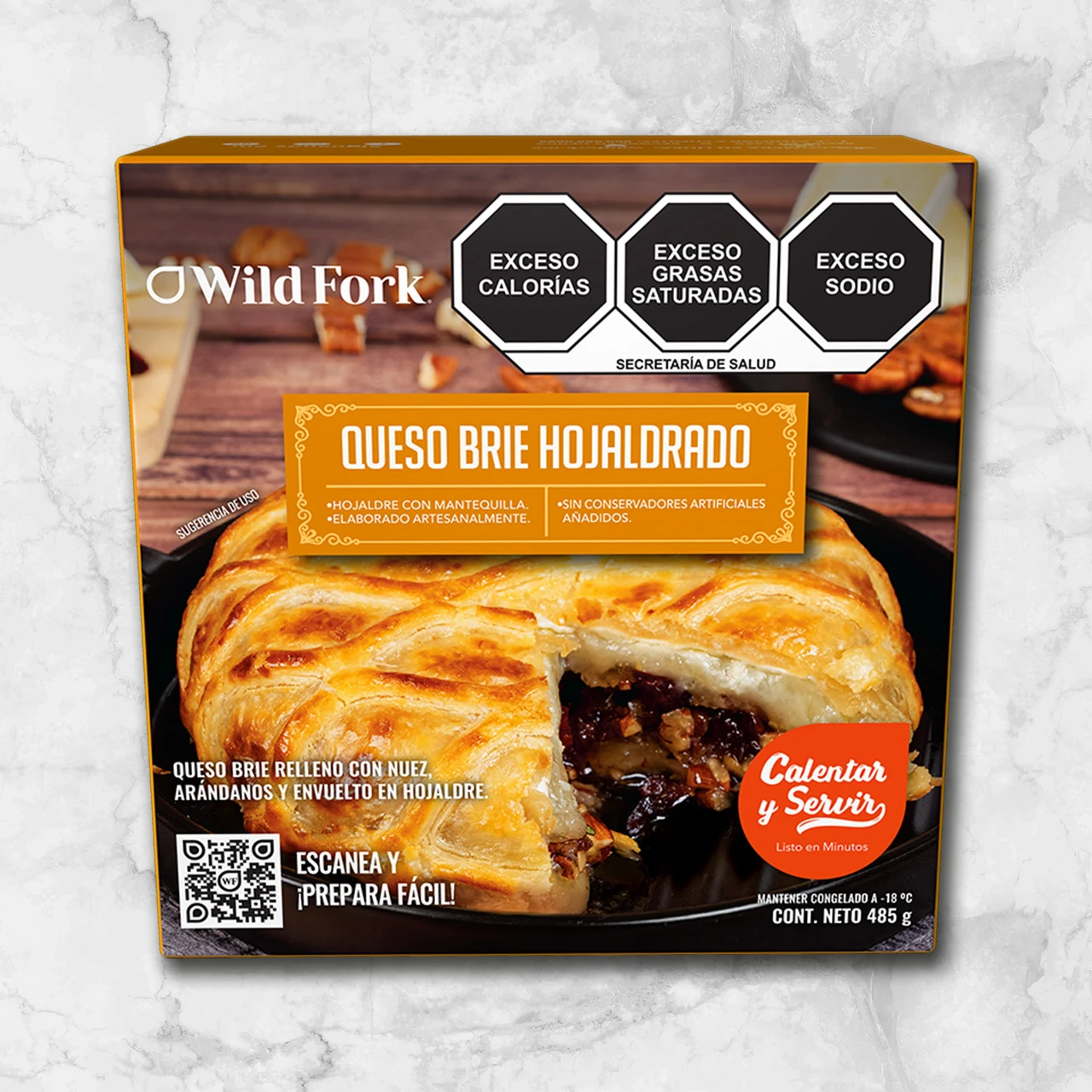 82154 WFMEX Packaged QUESO BRIE HOJALDRADO Platillos Listos (2)