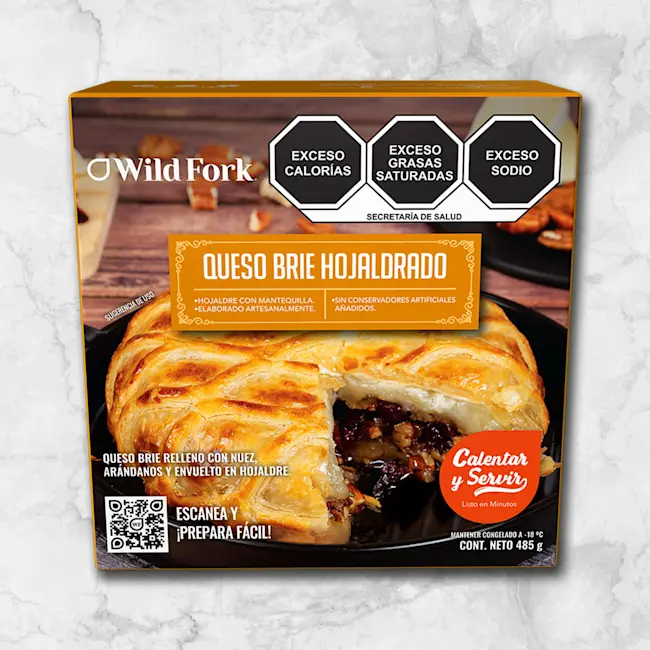 82154 WFMEX Packaged QUESO BRIE HOJALDRADO Platillos Listos (2)