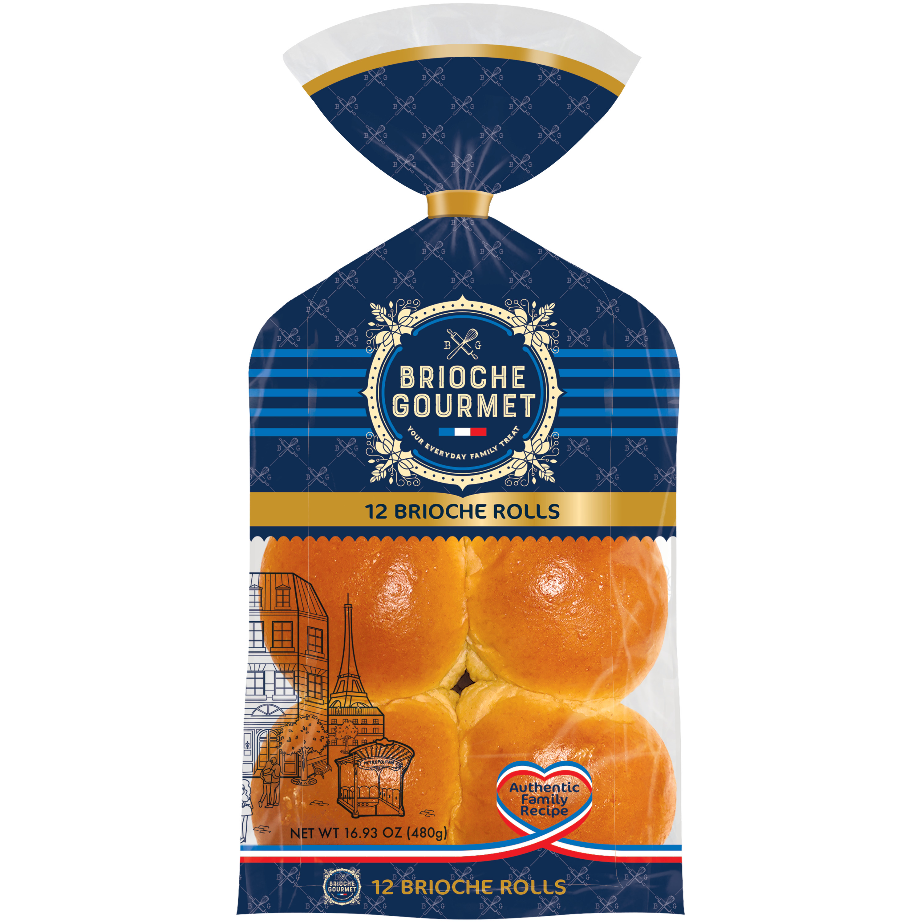 7368 PACKAGE Brioche Slider Buns - Brioche Gourmet