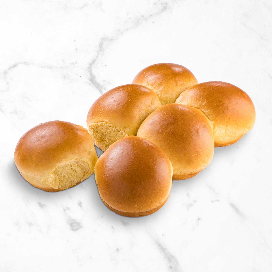 7368 RAW Brioche Slider Buns - Brioche Gourmet