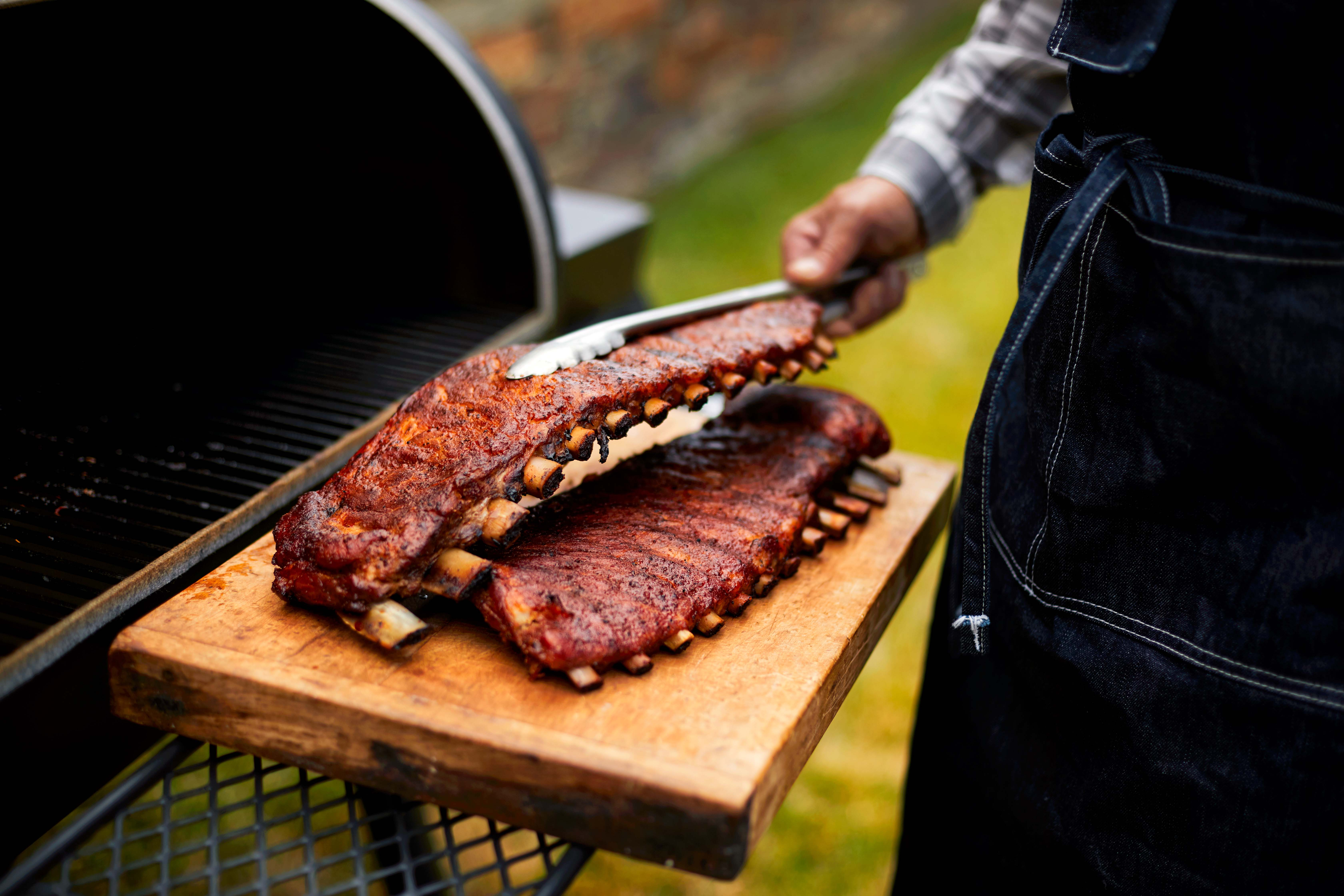 Pork Ribs Grilling BBQ Sauce