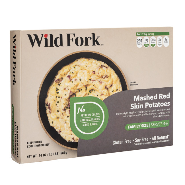 8057 WF PACKAGED Mashed red skin potatoes-Family Size Ready Meals