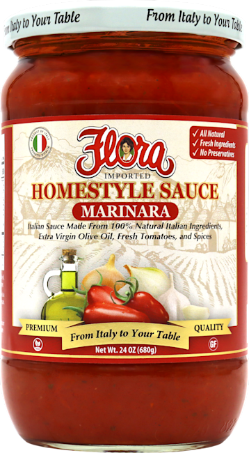 9917 ARTWORK Flora Homestyle Marinara Sauce