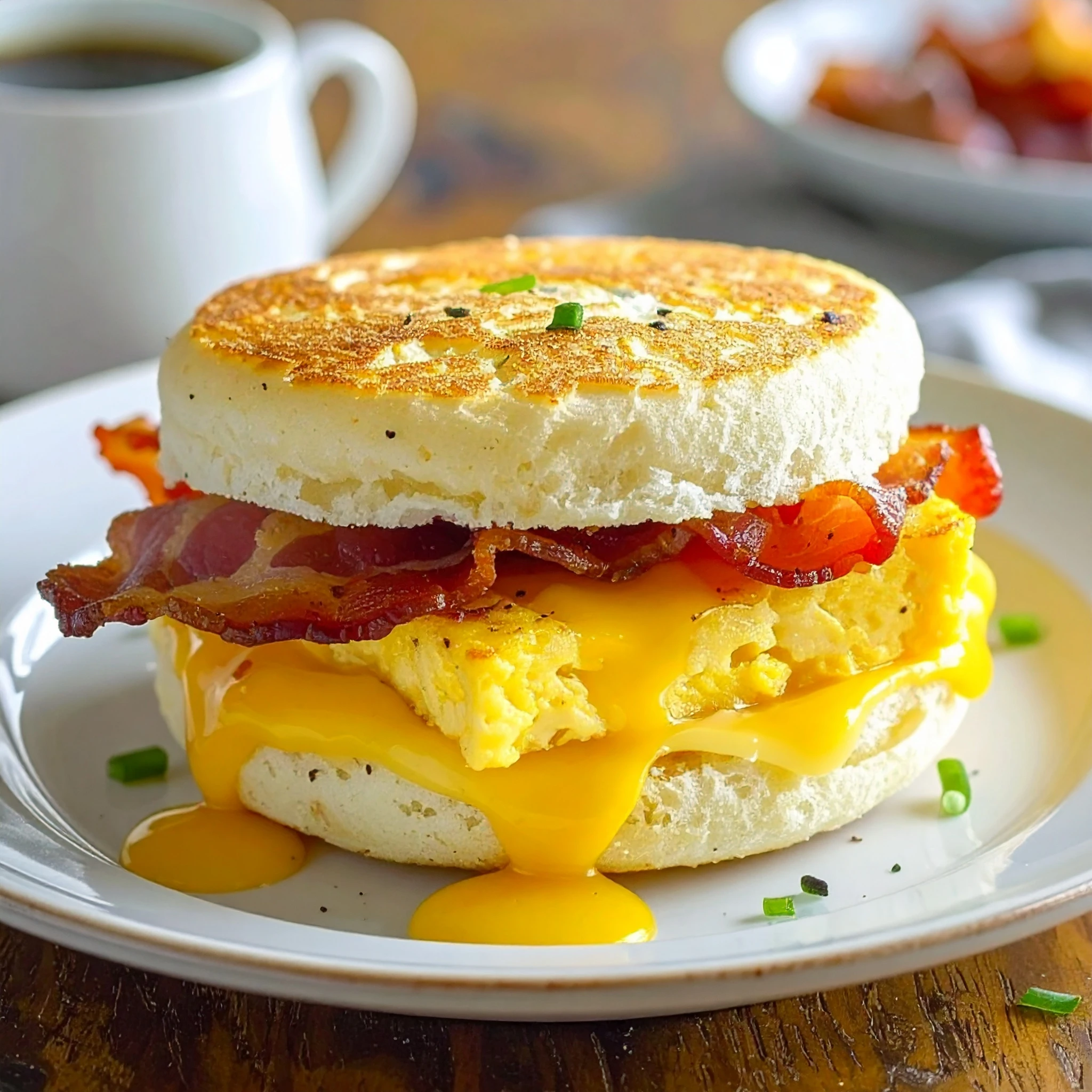 RAW Bacon, Egg & Cheese Muffin 115g - LCR
