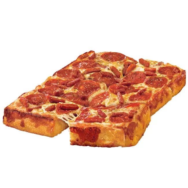 8144 COOKED Double Pepperoni Detroit Style Pizza - Screamin' Sicilian