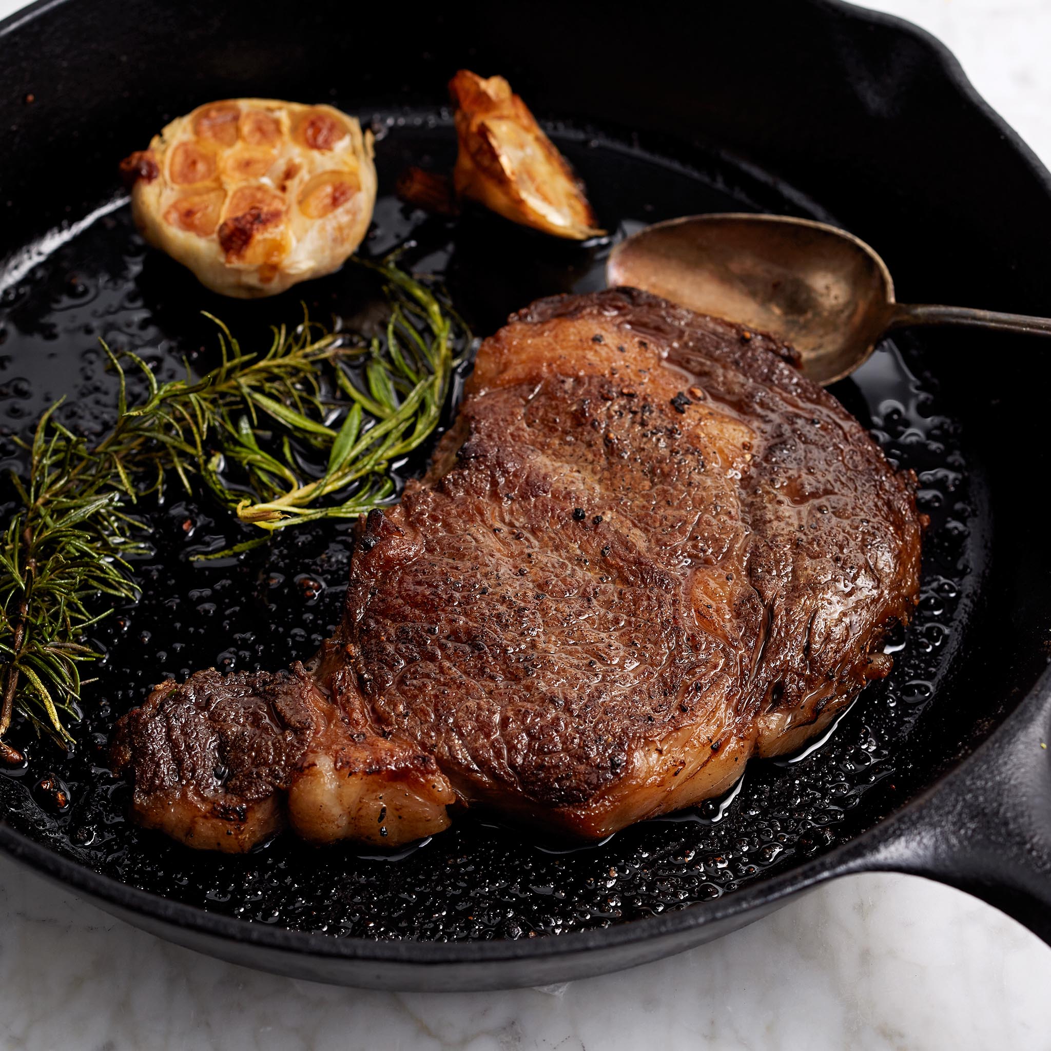 Pan-Seared Ribeye Steak Recipe