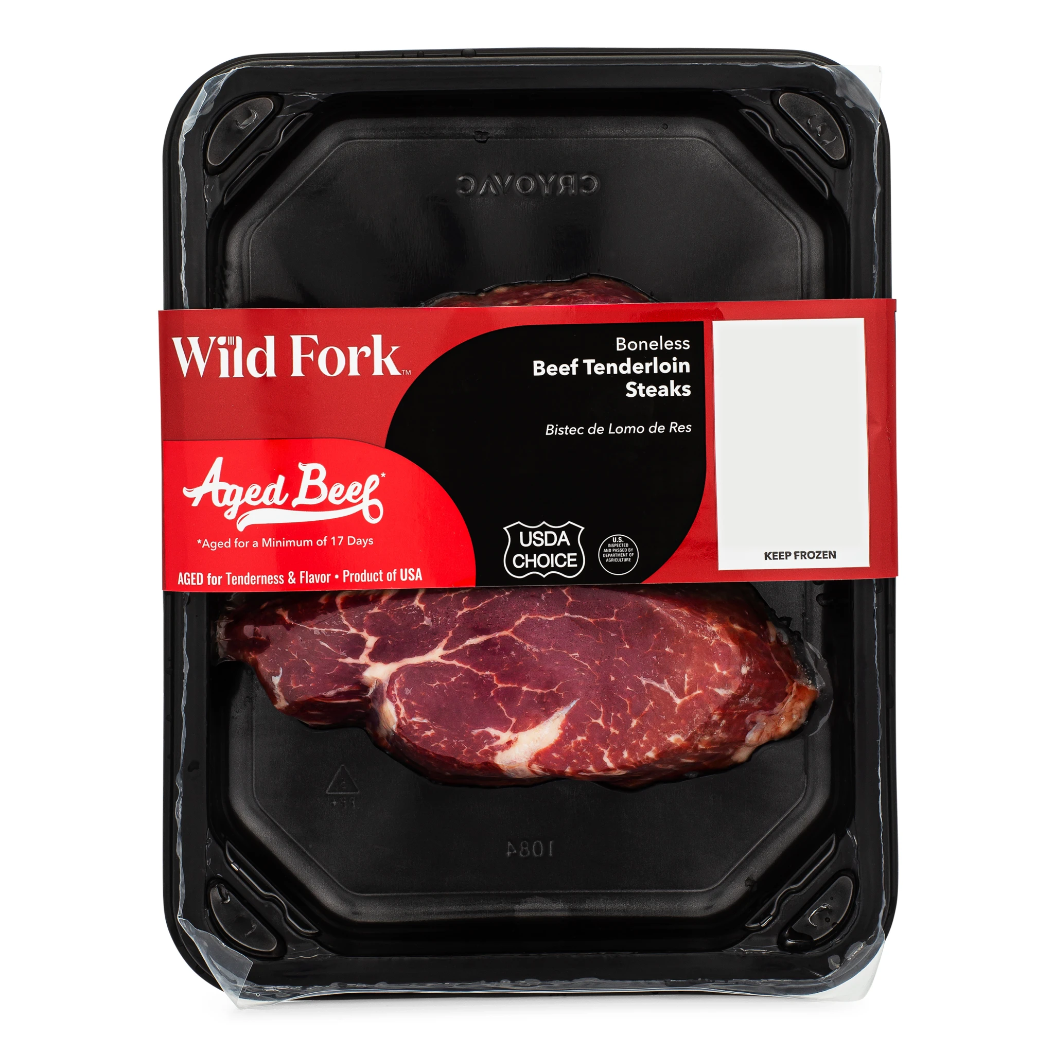 1192 WF PACKAGED Beef Tenderloin Steaks Beef