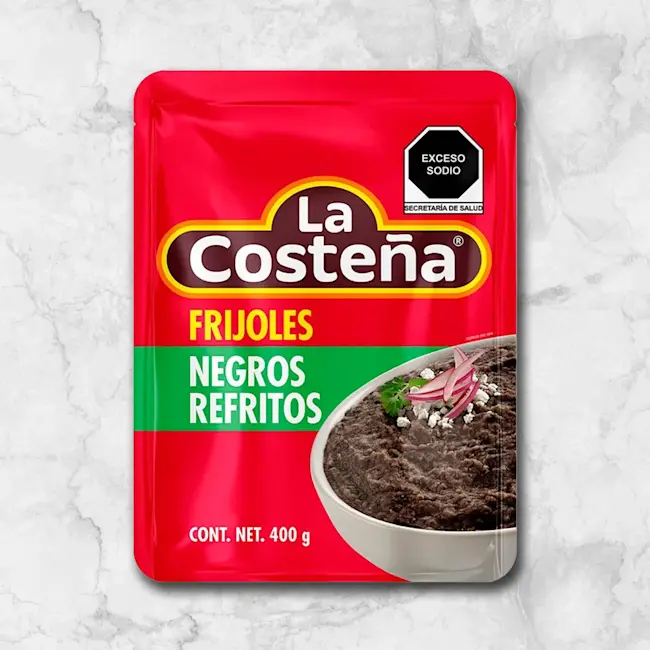 82124 WFMex Packaged LA COSTEÑA NEGROS REF BOLSA 12 430 G Secos