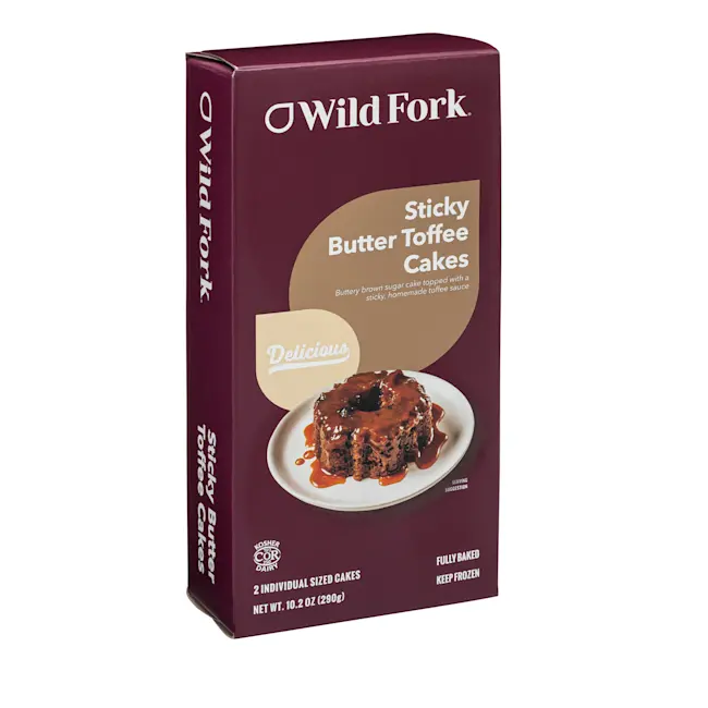 7285 WF PACKAGED STICKYBUTTERTOFEECAKES DESSERT