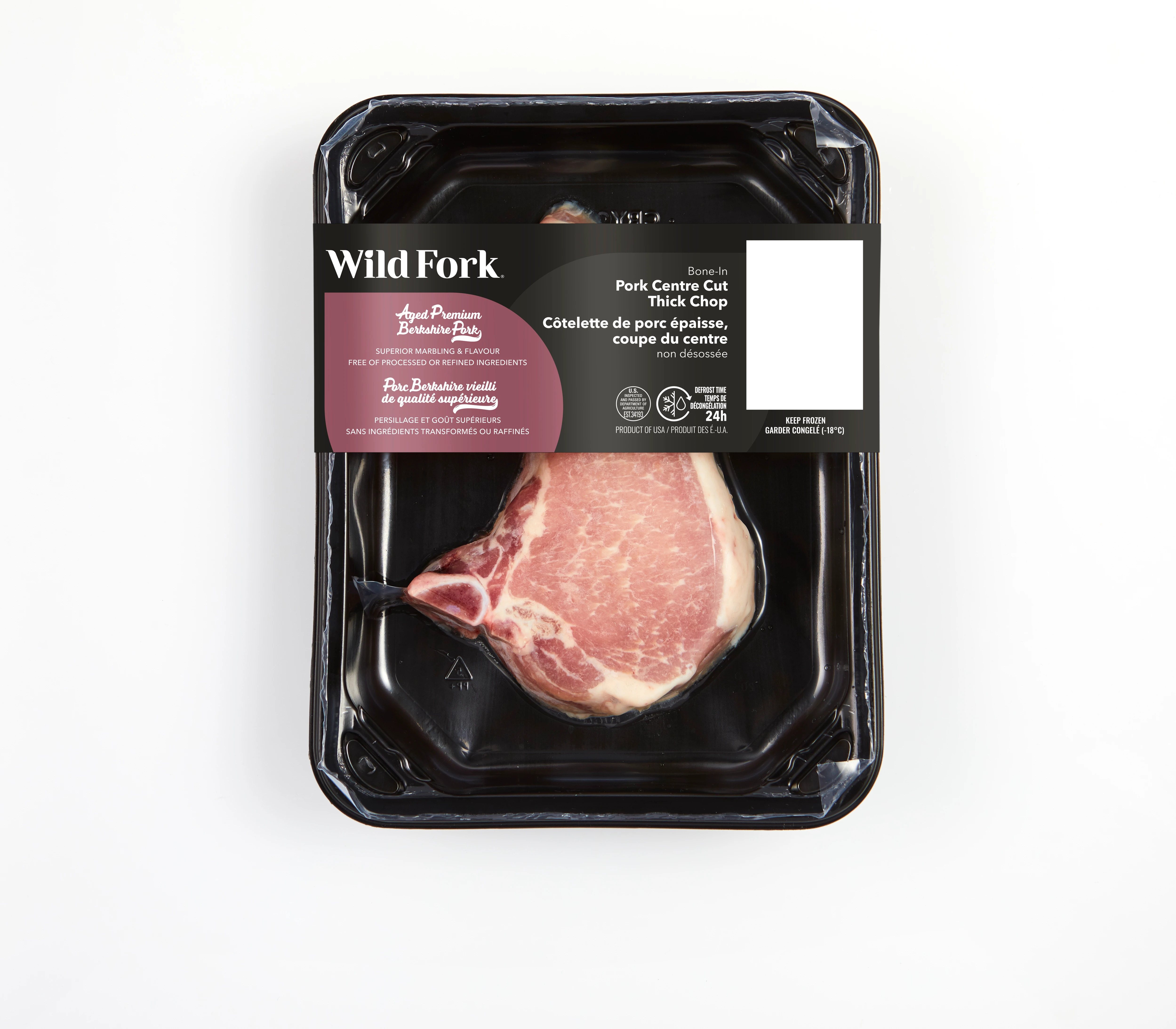WFC 6803 Pork Chop BICentreThick Berkshire Product