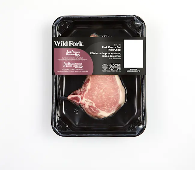 WFC 6803 Pork Chop BICentreThick Berkshire Product