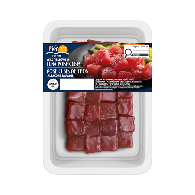 25334 ARTWORK Yellowfin Tuna Poke Cubes