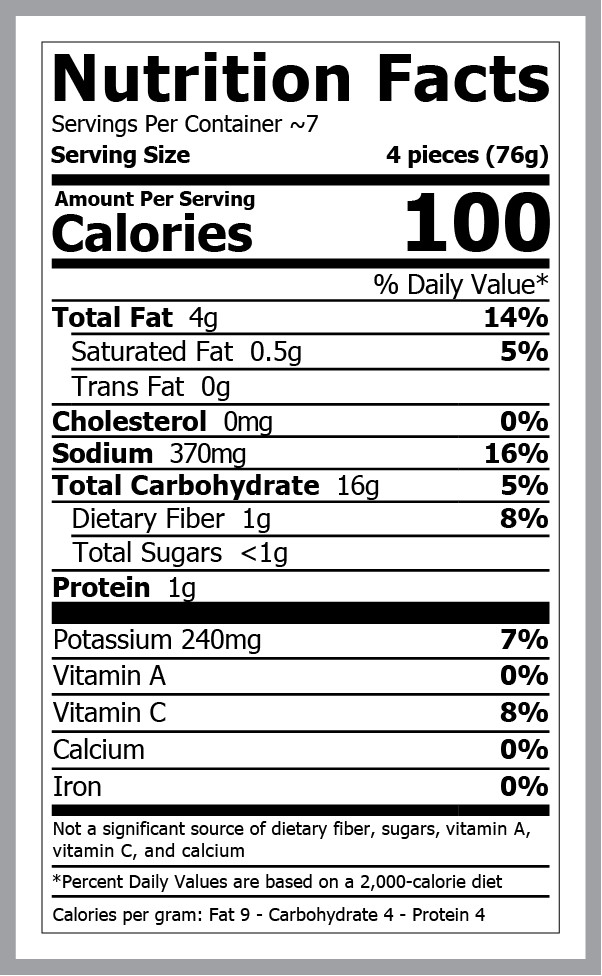 7119 WF NFT baby cakes 1 25 lbs iqf - mccain