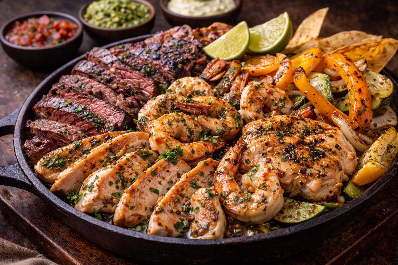 Parrillada mar y tierra