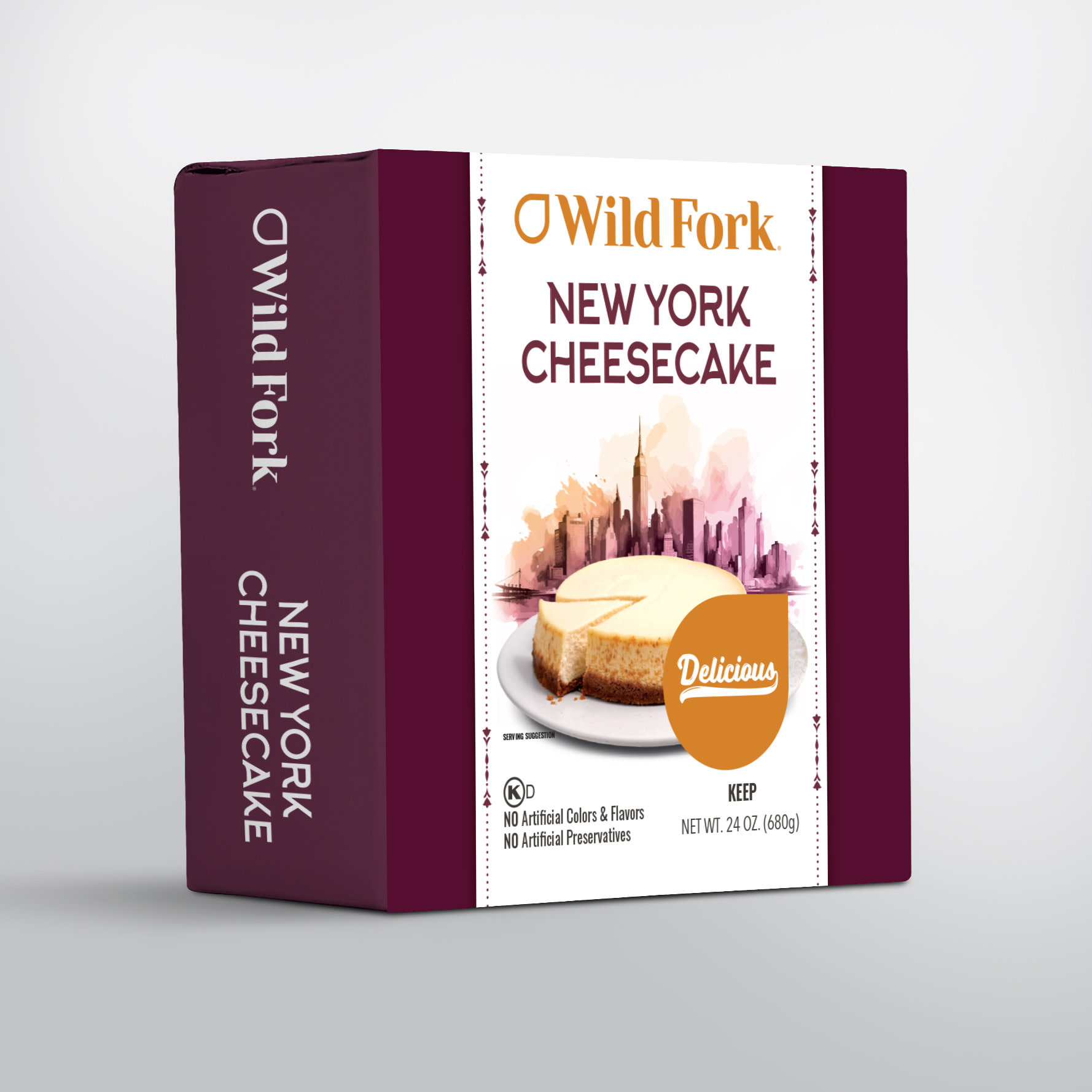 7041 WF PACKAGED NEW YORK CHEESECAKE