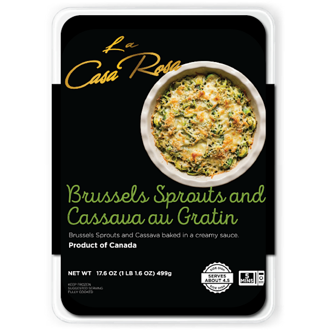 8270 ARTWORK Brussels Sprouts au Gratin 17.6oz - LCR