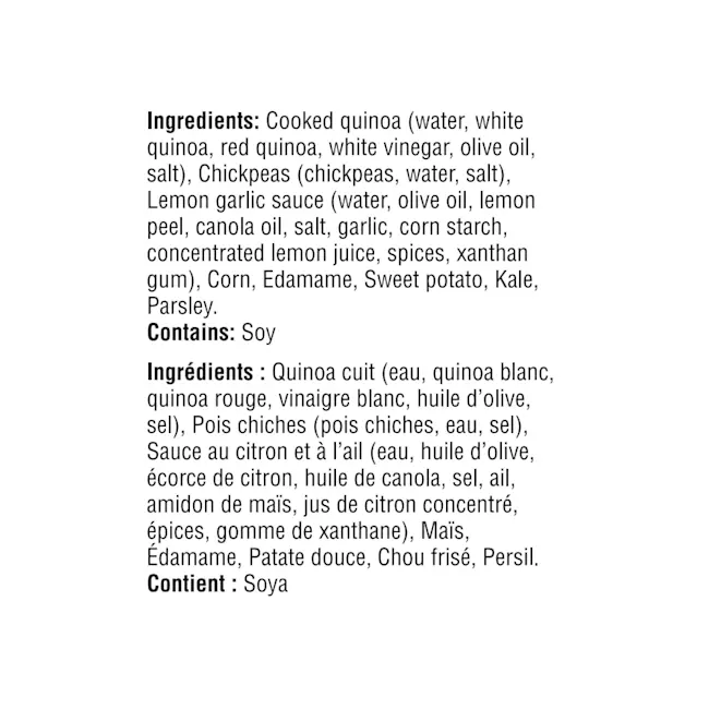 WFC 2523 ValueAdd Bowl Buddha Ingredients