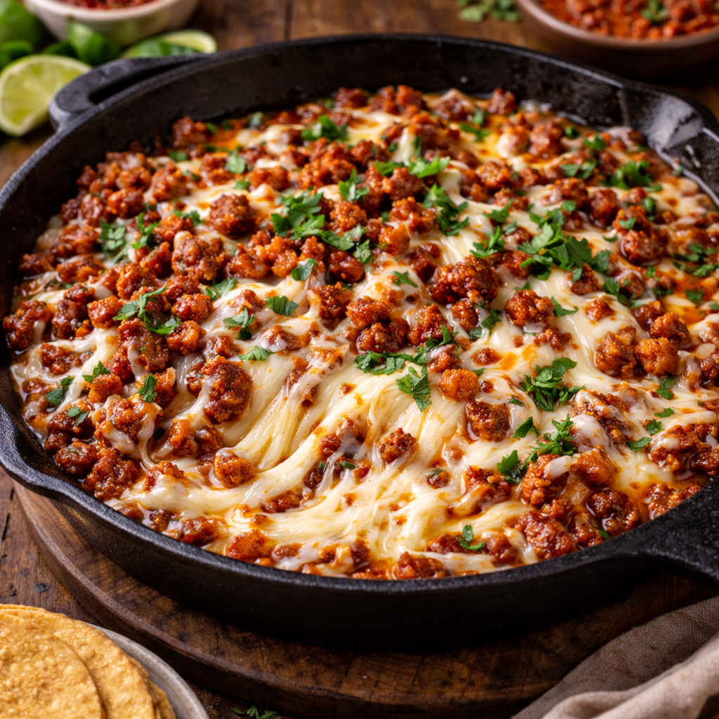 CHORIQUESO CON QUESO OAXACA