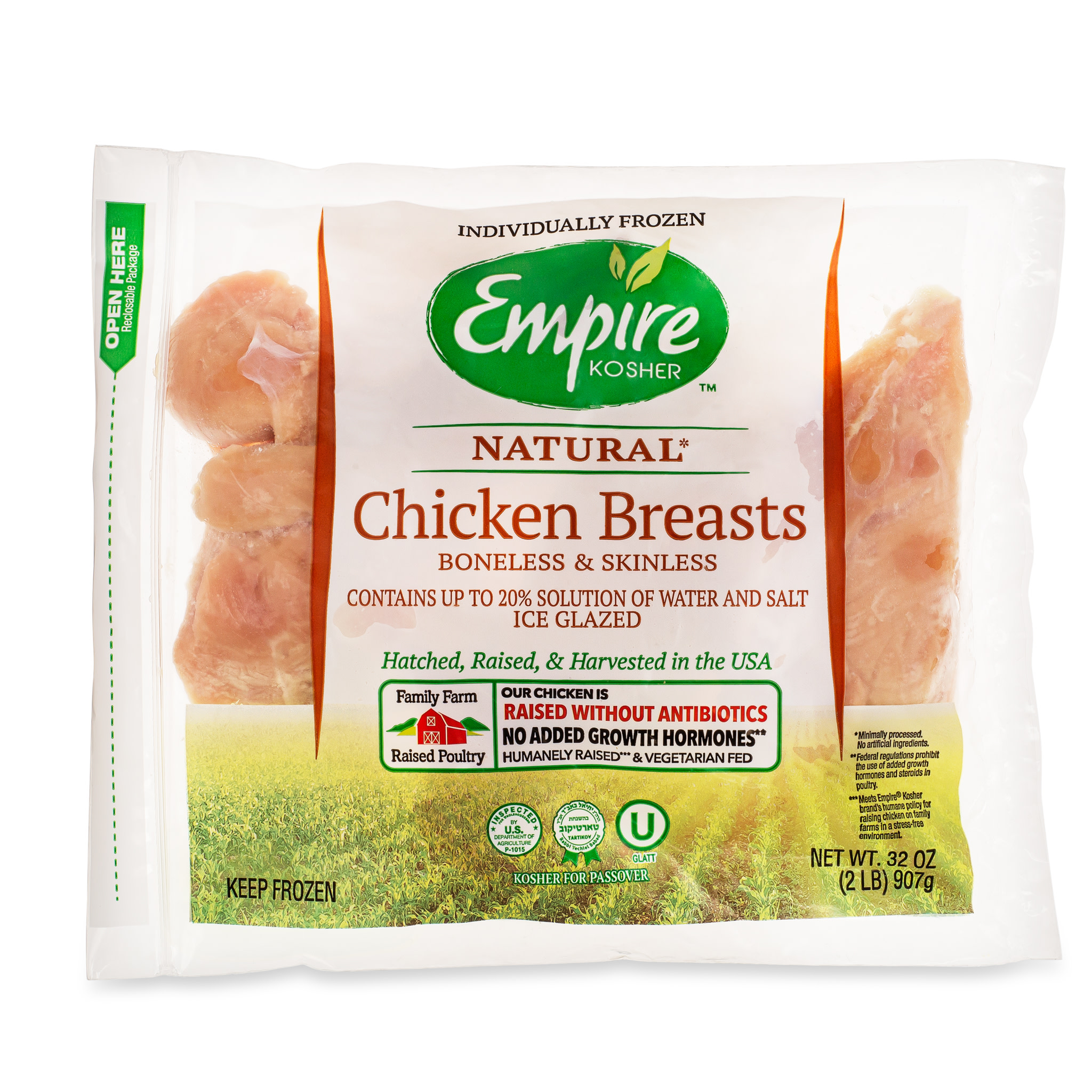 4459 WF PACKAGED Kosher Chicken Breast - Empire Poultry