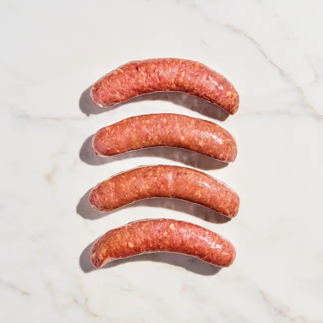 3823 RAW Red Wine, Apple & Pear Elk Sausage - Durham Ranch