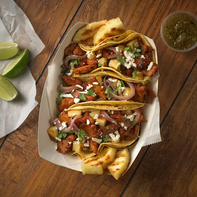 8155 RAW Pork Al Pastor Carved Slices - Opaa!