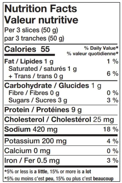 6953 - Fully Cooked Honey Ham Pork - NFT