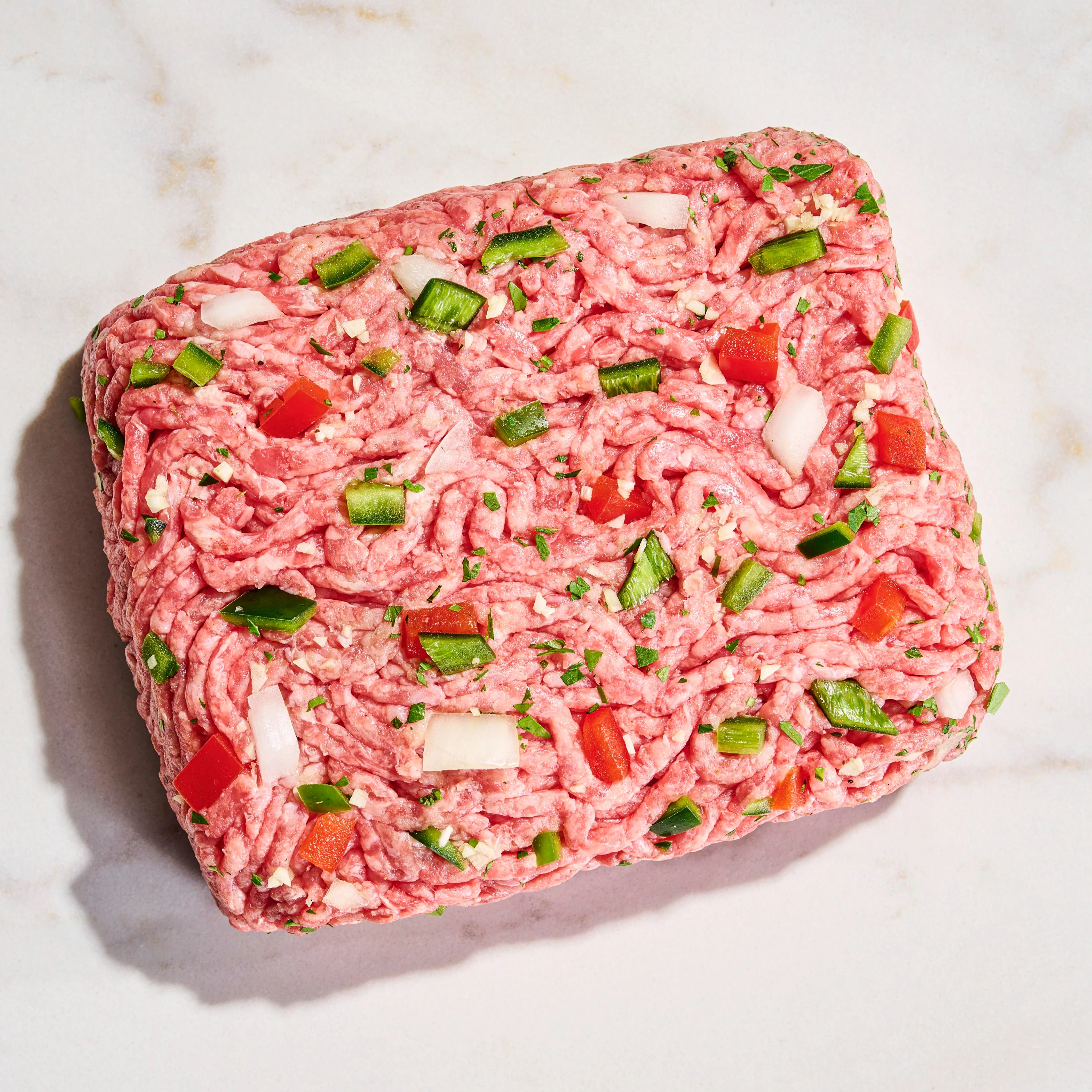 2664 RAW Fajita Seasoned Ground Beef